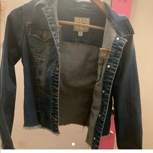 saks 5th avenue brand per se jean denim jacket